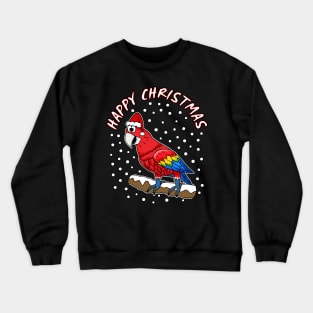 Christmas Parrot Birdwatchers Wildlife Funny Xmas 2021 Crewneck Sweatshirt